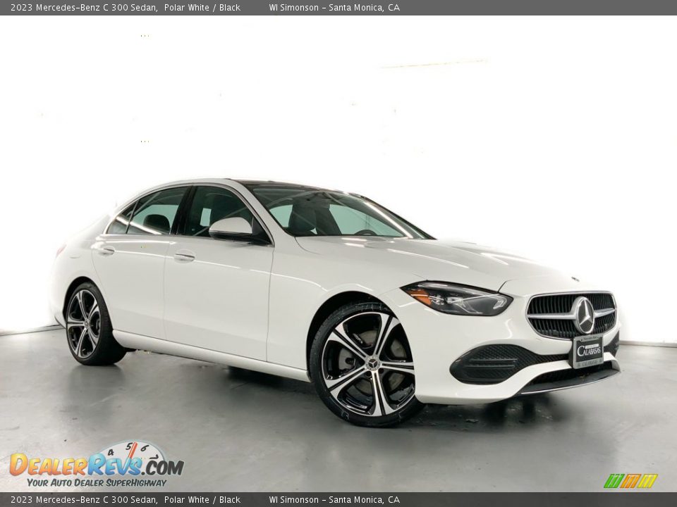 2023 Mercedes-Benz C 300 Sedan Polar White / Black Photo #2