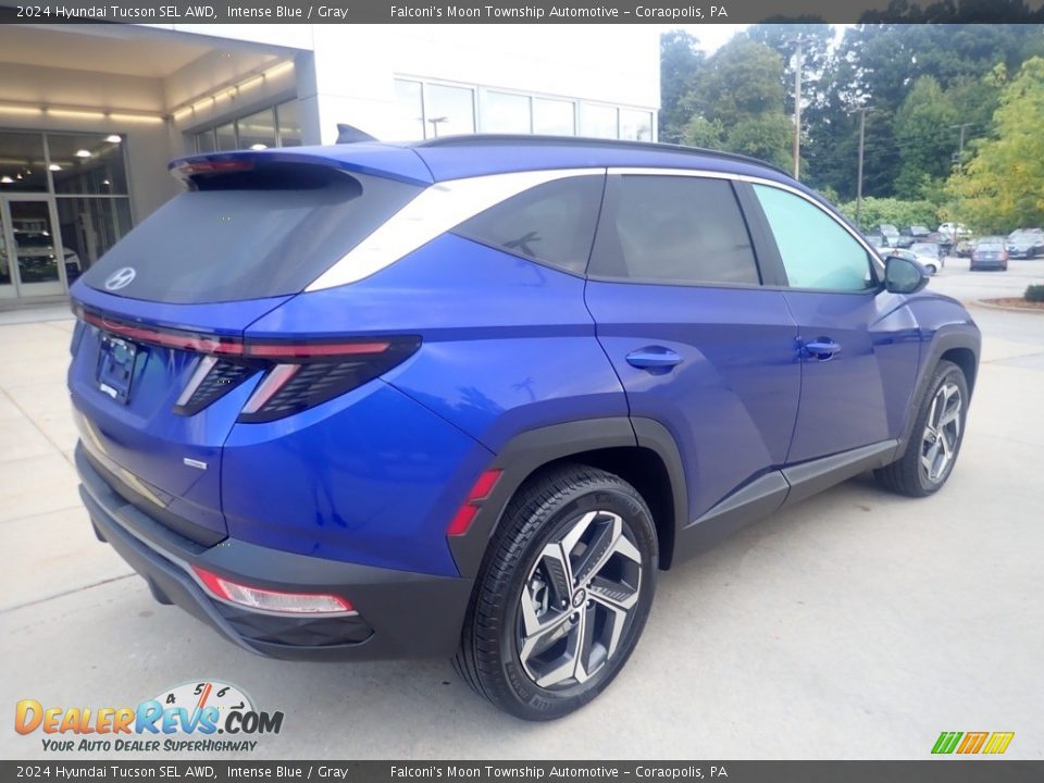 2024 Hyundai Tucson SEL AWD Intense Blue / Gray Photo #2