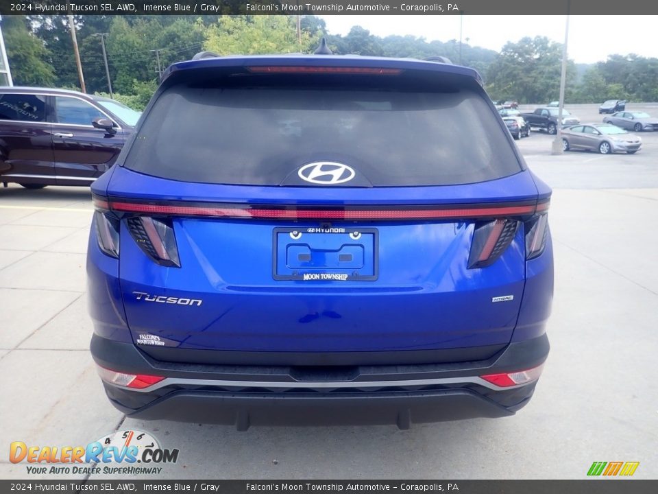 2024 Hyundai Tucson SEL AWD Intense Blue / Gray Photo #3