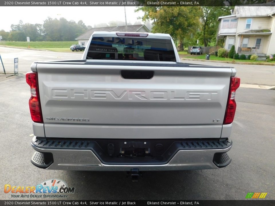 2020 Chevrolet Silverado 1500 LT Crew Cab 4x4 Silver Ice Metallic / Jet Black Photo #10