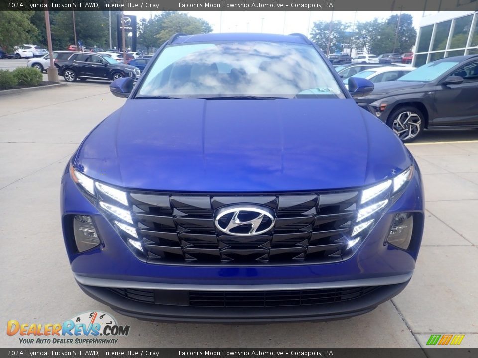 2024 Hyundai Tucson SEL AWD Intense Blue / Gray Photo #8