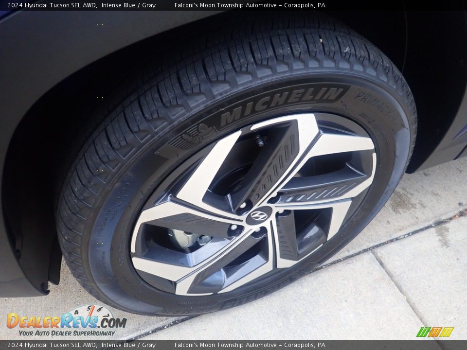 2024 Hyundai Tucson SEL AWD Intense Blue / Gray Photo #10