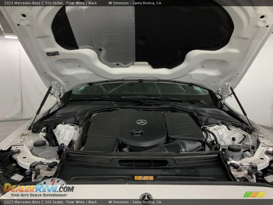 2023 Mercedes-Benz C 300 Sedan Polar White / Black Photo #17