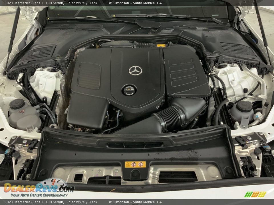 2023 Mercedes-Benz C 300 Sedan Polar White / Black Photo #18