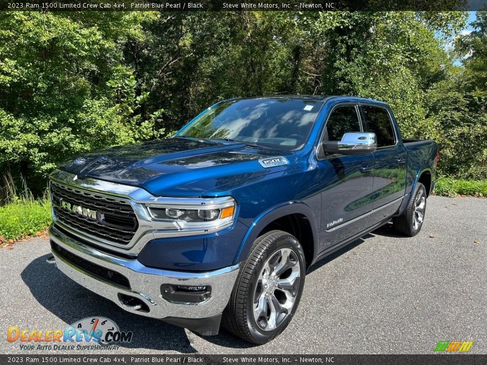 2023 Ram 1500 Limited Crew Cab 4x4 Patriot Blue Pearl / Black Photo #2