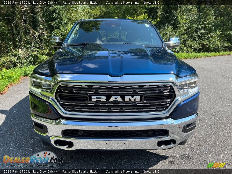 2023 Ram 1500 Limited Crew Cab 4x4 Patriot Blue Pearl / Black Photo #3