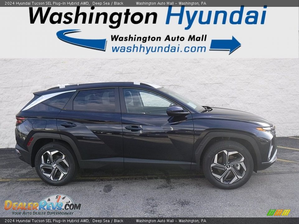 2024 Hyundai Tucson SEL Plug-In Hybrid AWD Deep Sea / Black Photo #2