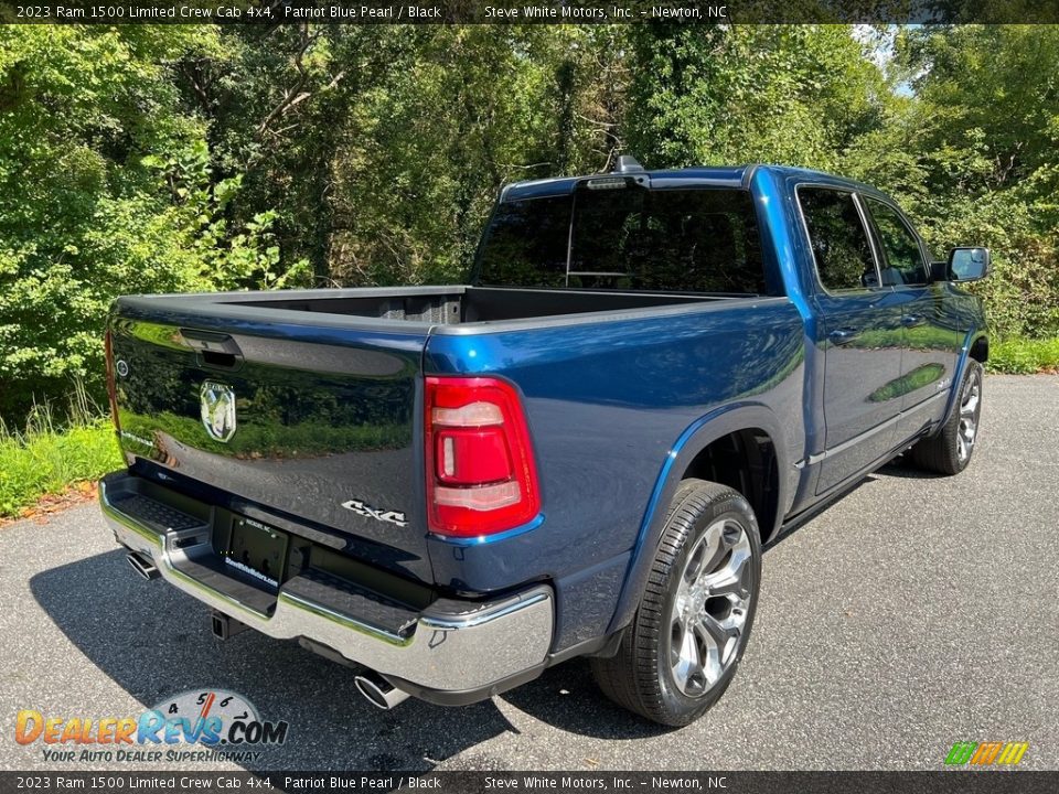 2023 Ram 1500 Limited Crew Cab 4x4 Patriot Blue Pearl / Black Photo #6