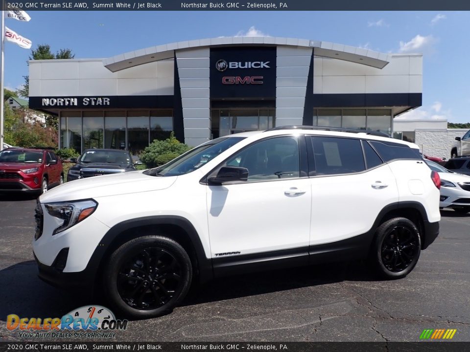 2020 GMC Terrain SLE AWD Summit White / Jet Black Photo #1