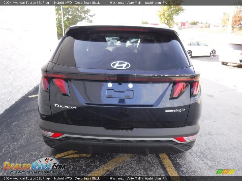 2024 Hyundai Tucson SEL Plug-In Hybrid AWD Deep Sea / Black Photo #6