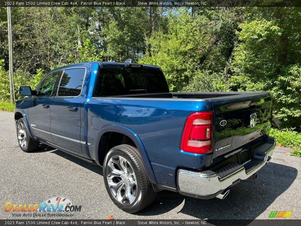 2023 Ram 1500 Limited Crew Cab 4x4 Patriot Blue Pearl / Black Photo #9