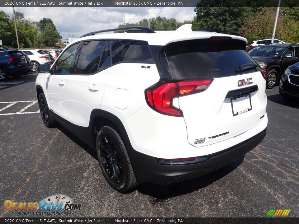 2020 GMC Terrain SLE AWD Summit White / Jet Black Photo #4