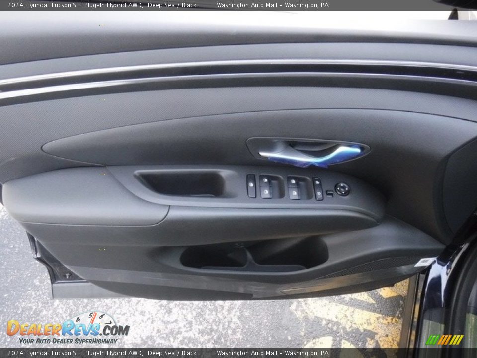 2024 Hyundai Tucson SEL Plug-In Hybrid AWD Deep Sea / Black Photo #9