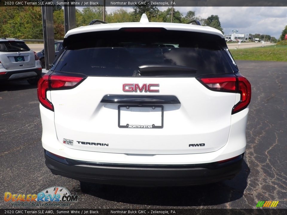 2020 GMC Terrain SLE AWD Summit White / Jet Black Photo #5