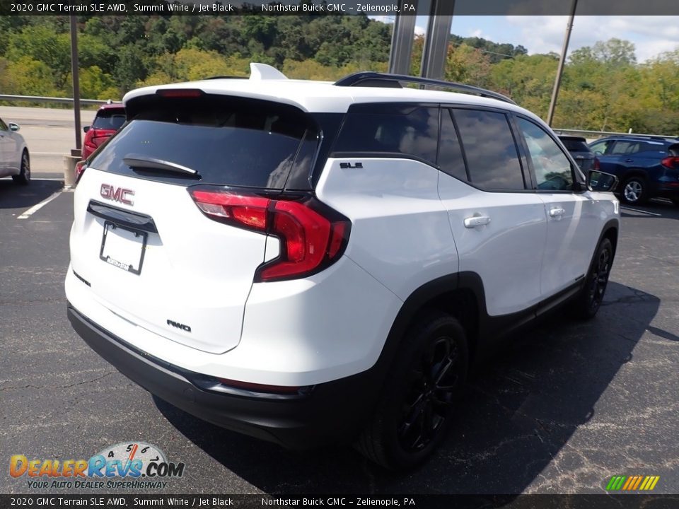 2020 GMC Terrain SLE AWD Summit White / Jet Black Photo #6