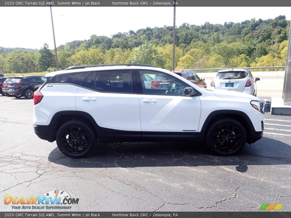 2020 GMC Terrain SLE AWD Summit White / Jet Black Photo #8