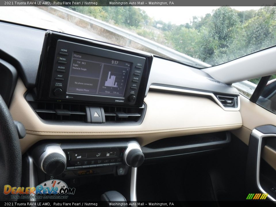 2021 Toyota RAV4 LE AWD Ruby Flare Pearl / Nutmeg Photo #3