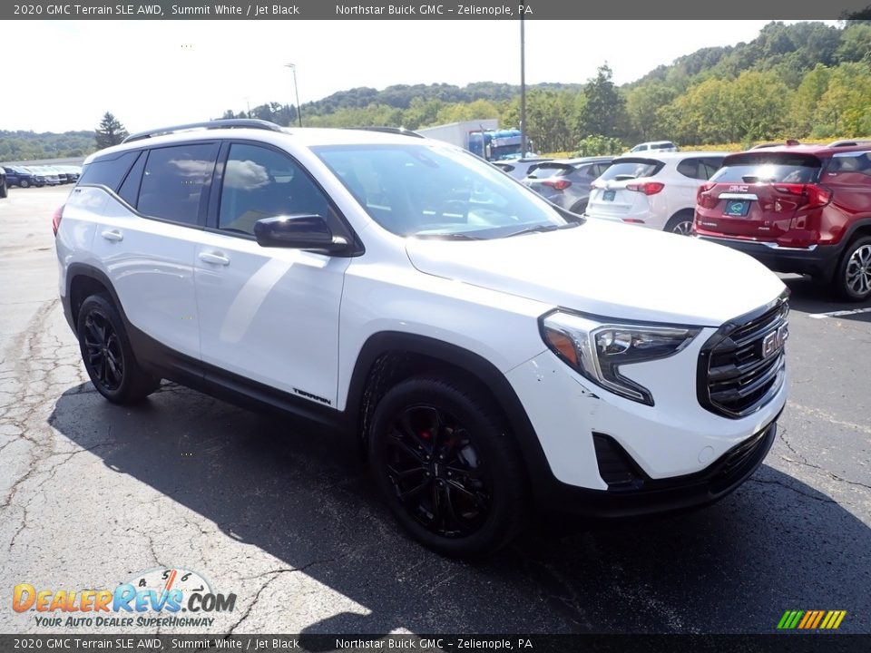 2020 GMC Terrain SLE AWD Summit White / Jet Black Photo #9