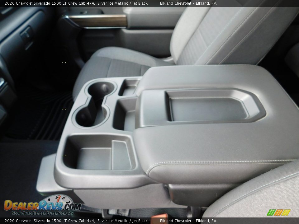 2020 Chevrolet Silverado 1500 LT Crew Cab 4x4 Silver Ice Metallic / Jet Black Photo #36