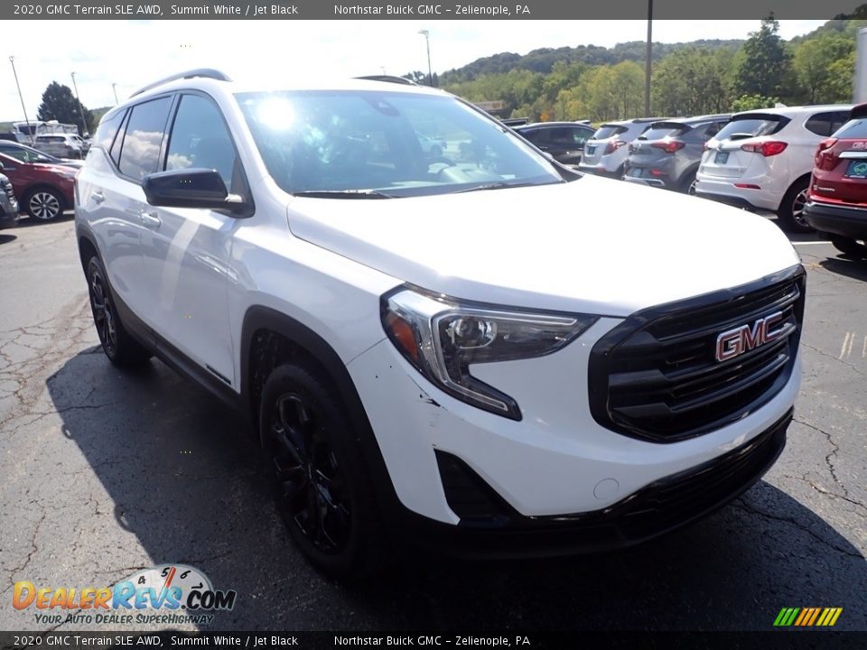 2020 GMC Terrain SLE AWD Summit White / Jet Black Photo #10