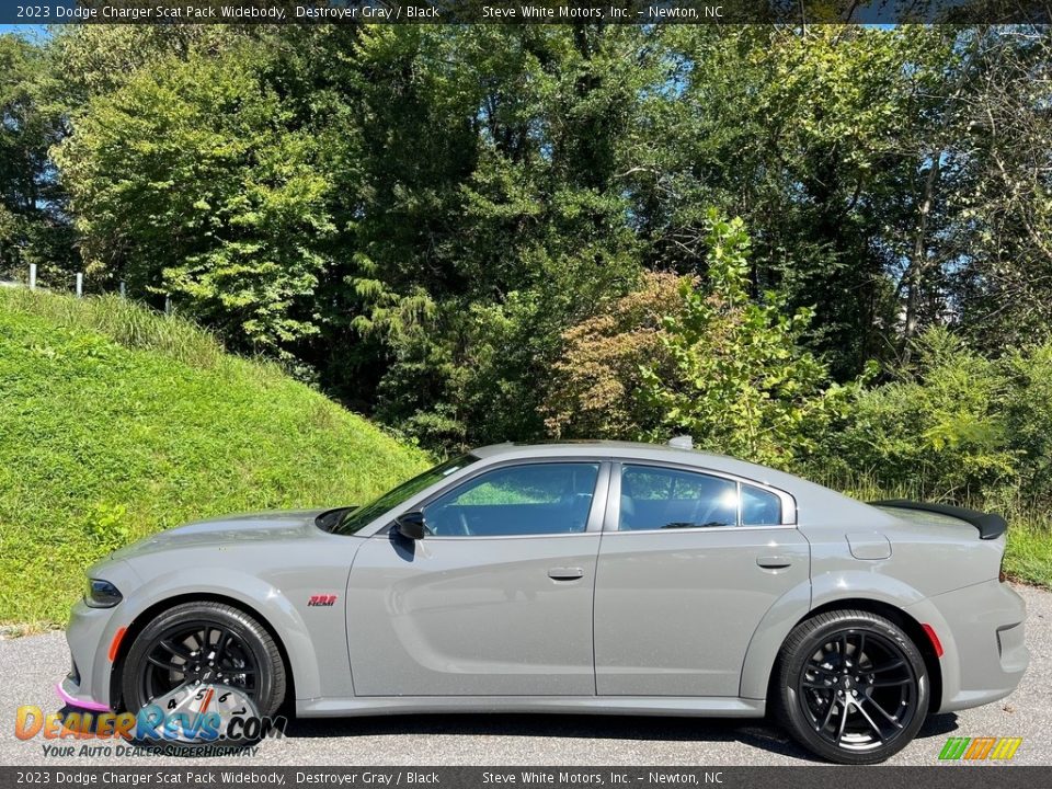 Destroyer Gray 2023 Dodge Charger Scat Pack Widebody Photo #1