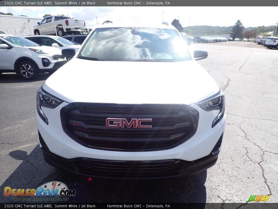 2020 GMC Terrain SLE AWD Summit White / Jet Black Photo #11