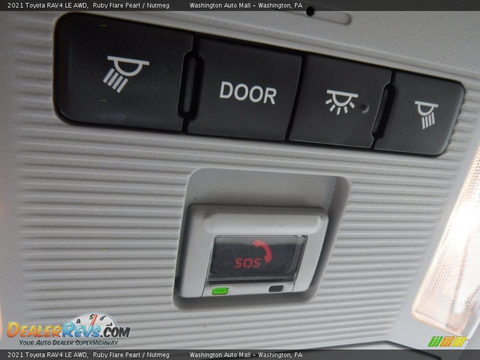 2021 Toyota RAV4 LE AWD Ruby Flare Pearl / Nutmeg Photo #6