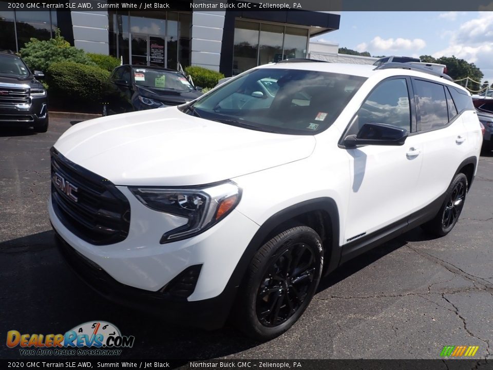 2020 GMC Terrain SLE AWD Summit White / Jet Black Photo #12