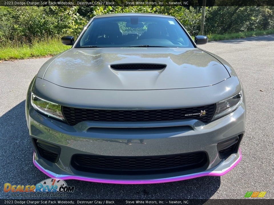 2023 Dodge Charger Scat Pack Widebody Destroyer Gray / Black Photo #3