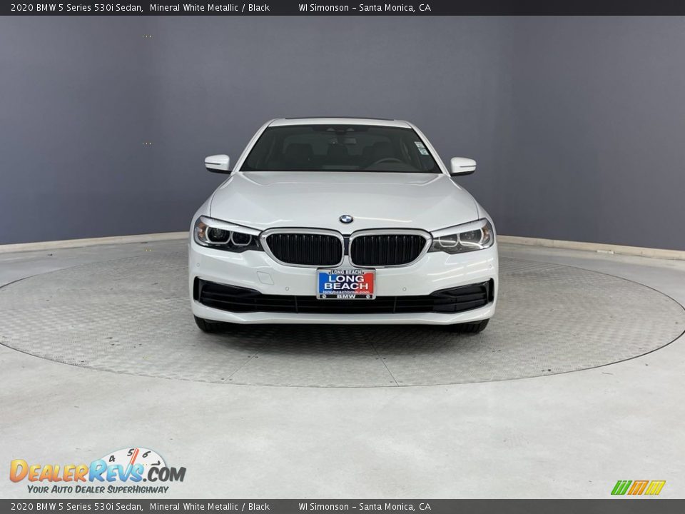 2020 BMW 5 Series 530i Sedan Mineral White Metallic / Black Photo #2