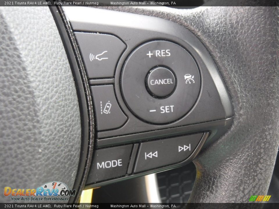 2021 Toyota RAV4 LE AWD Steering Wheel Photo #8