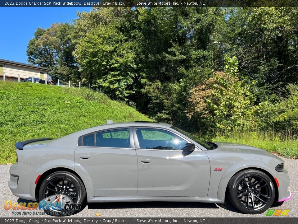 Destroyer Gray 2023 Dodge Charger Scat Pack Widebody Photo #5