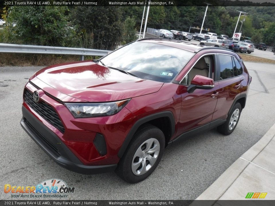 Ruby Flare Pearl 2021 Toyota RAV4 LE AWD Photo #12