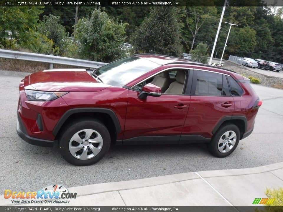 Ruby Flare Pearl 2021 Toyota RAV4 LE AWD Photo #13