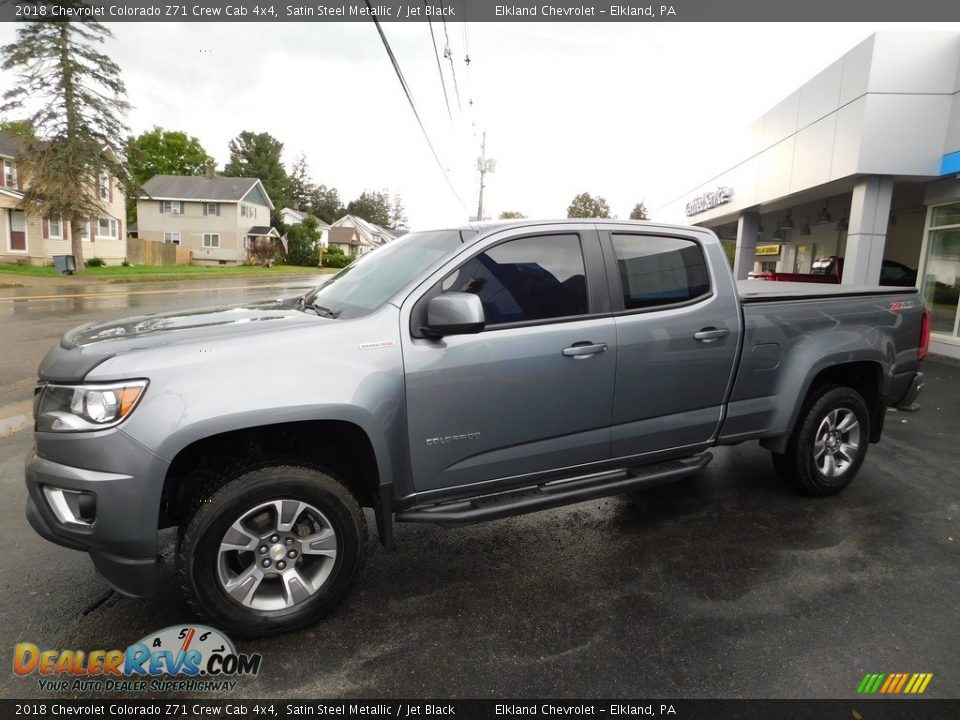 Satin Steel Metallic 2018 Chevrolet Colorado Z71 Crew Cab 4x4 Photo #1