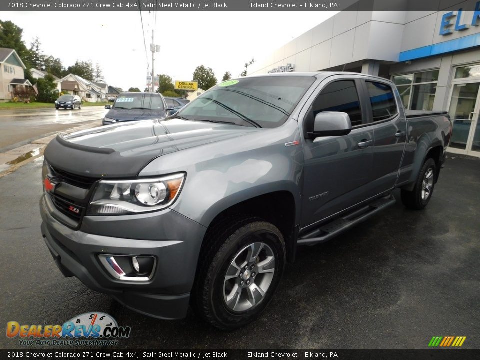 2018 Chevrolet Colorado Z71 Crew Cab 4x4 Satin Steel Metallic / Jet Black Photo #2