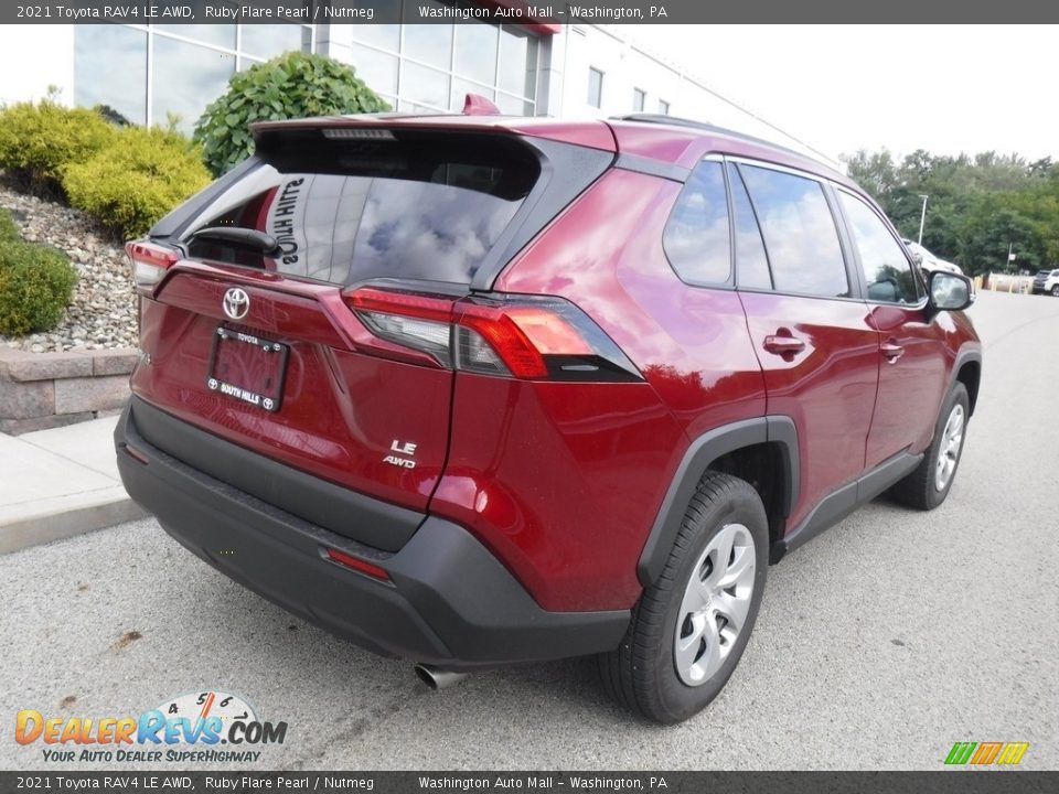 2021 Toyota RAV4 LE AWD Ruby Flare Pearl / Nutmeg Photo #16