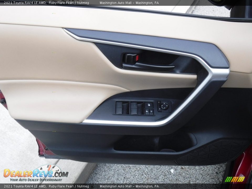 Door Panel of 2021 Toyota RAV4 LE AWD Photo #18