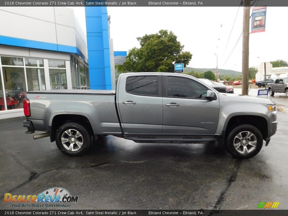 2018 Chevrolet Colorado Z71 Crew Cab 4x4 Satin Steel Metallic / Jet Black Photo #8