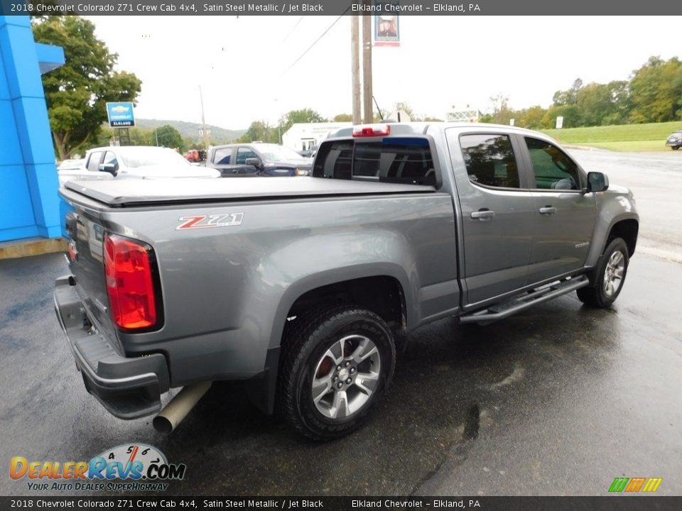 2018 Chevrolet Colorado Z71 Crew Cab 4x4 Satin Steel Metallic / Jet Black Photo #9