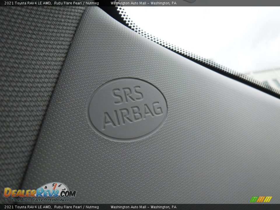 2021 Toyota RAV4 LE AWD Ruby Flare Pearl / Nutmeg Photo #23