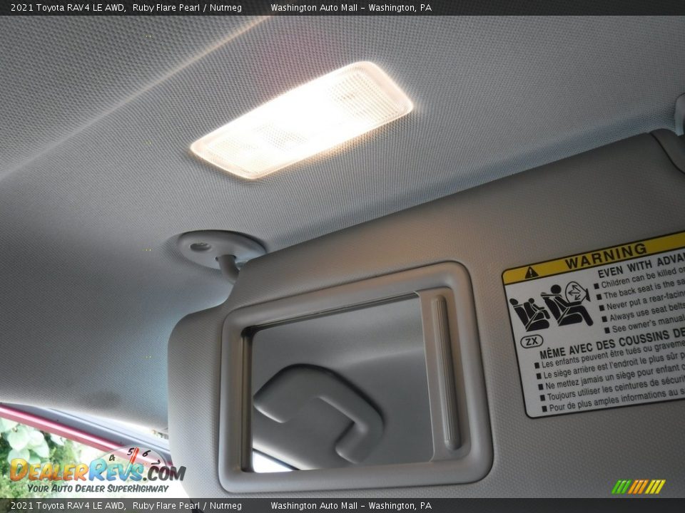 2021 Toyota RAV4 LE AWD Ruby Flare Pearl / Nutmeg Photo #24