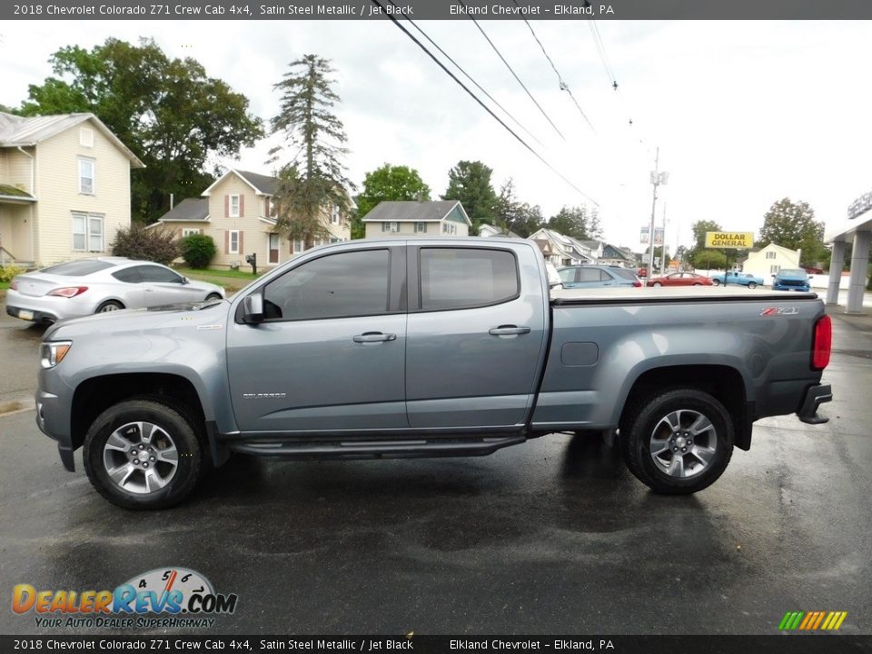 Satin Steel Metallic 2018 Chevrolet Colorado Z71 Crew Cab 4x4 Photo #13