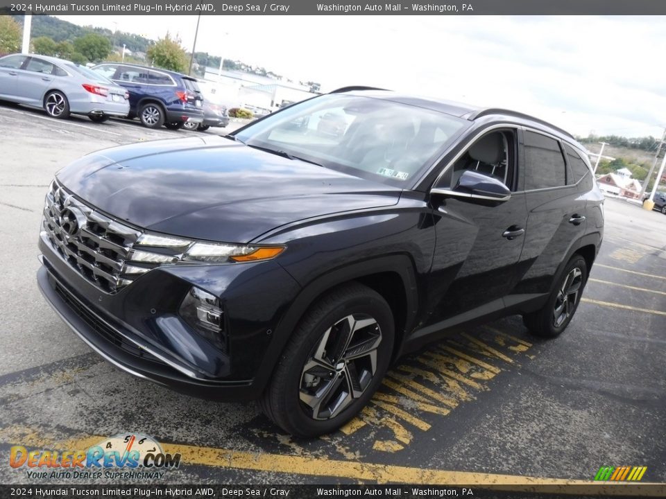 2024 Hyundai Tucson Limited Plug-In Hybrid AWD Deep Sea / Gray Photo #6