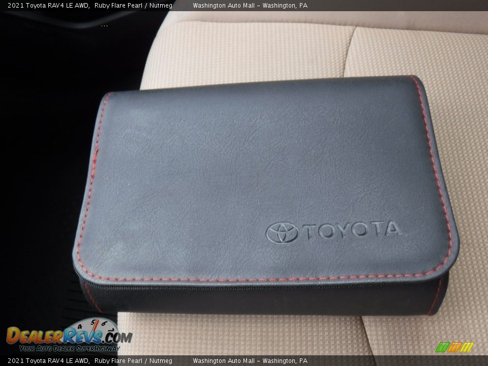 2021 Toyota RAV4 LE AWD Ruby Flare Pearl / Nutmeg Photo #30