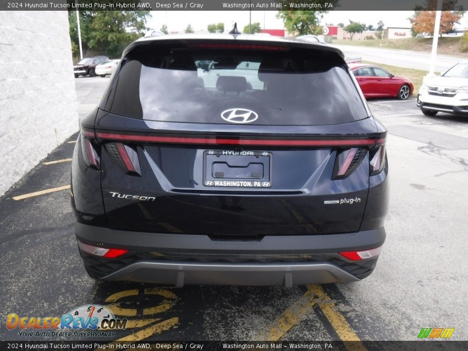 2024 Hyundai Tucson Limited Plug-In Hybrid AWD Deep Sea / Gray Photo #7