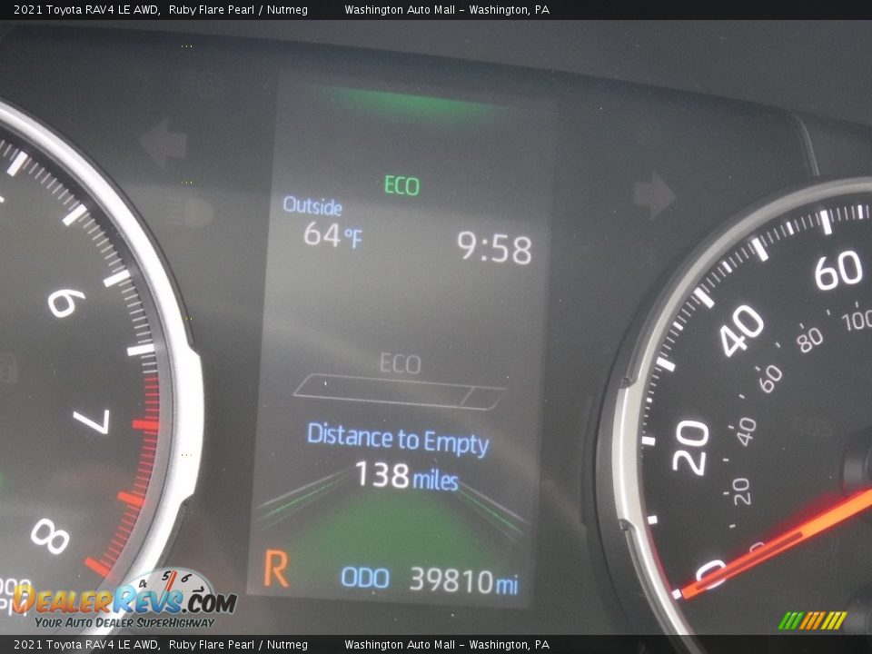 2021 Toyota RAV4 LE AWD Ruby Flare Pearl / Nutmeg Photo #32