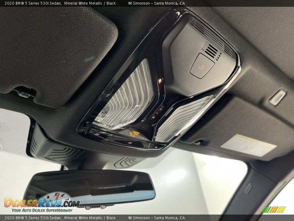 2020 BMW 5 Series 530i Sedan Mineral White Metallic / Black Photo #30
