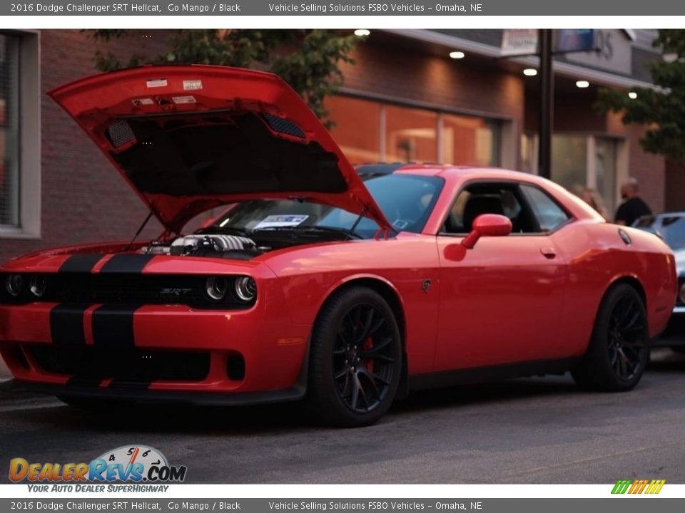 2016 Dodge Challenger SRT Hellcat Go Mango / Black Photo #1