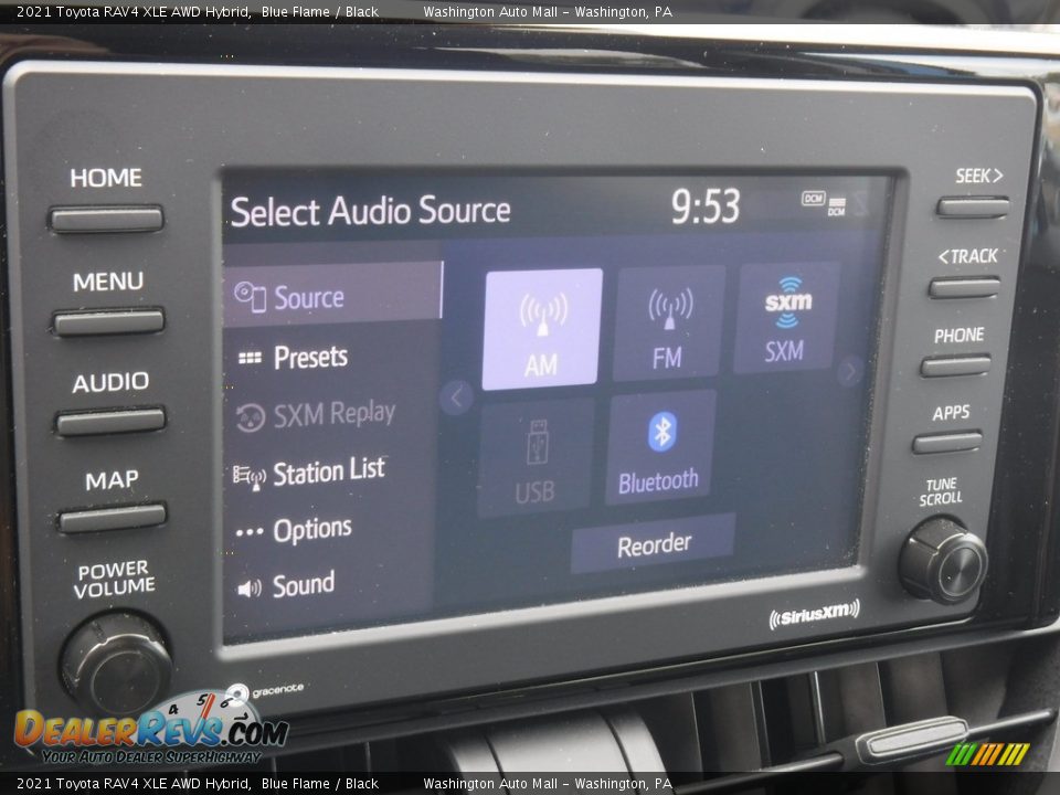 Controls of 2021 Toyota RAV4 XLE AWD Hybrid Photo #5